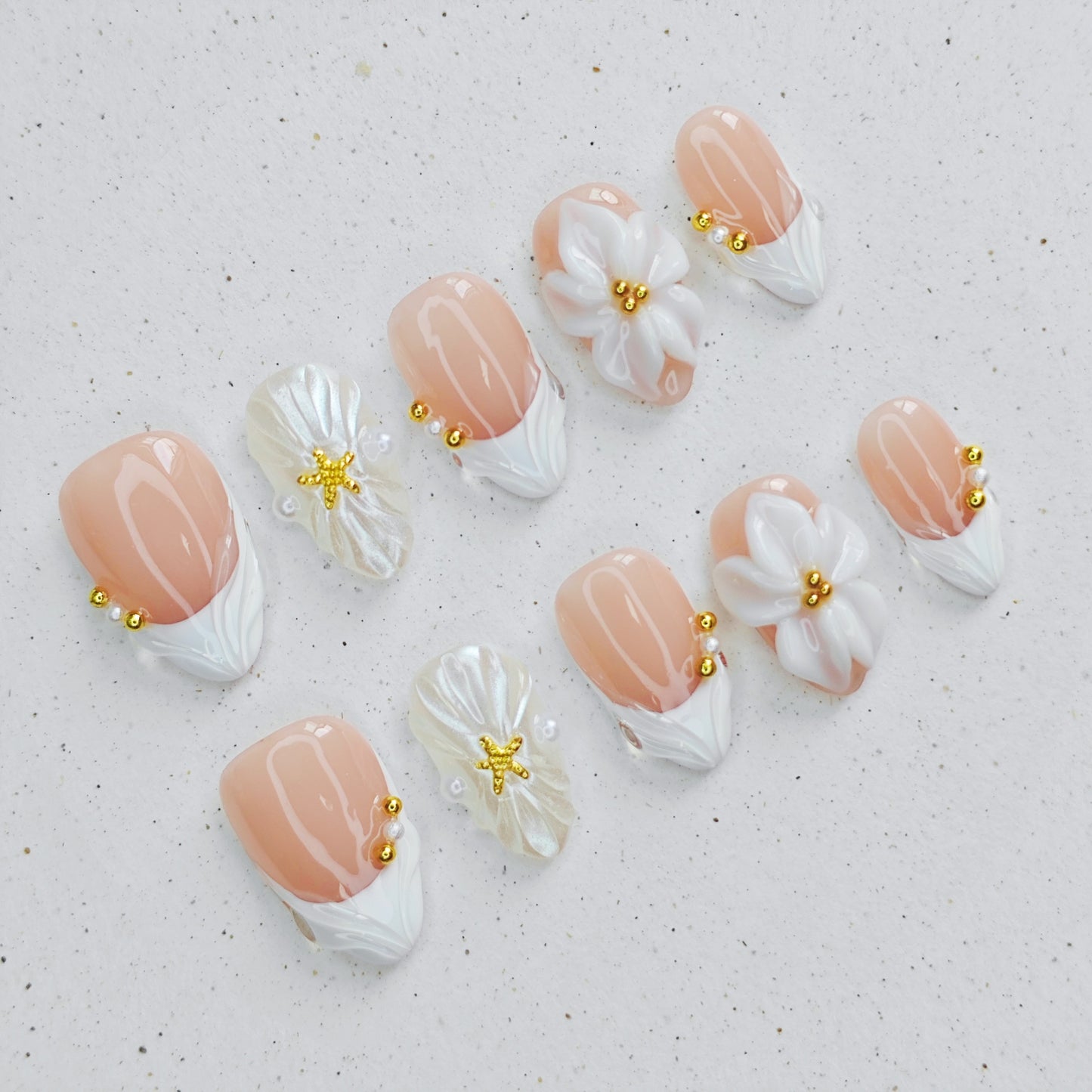 French Floral Shell
