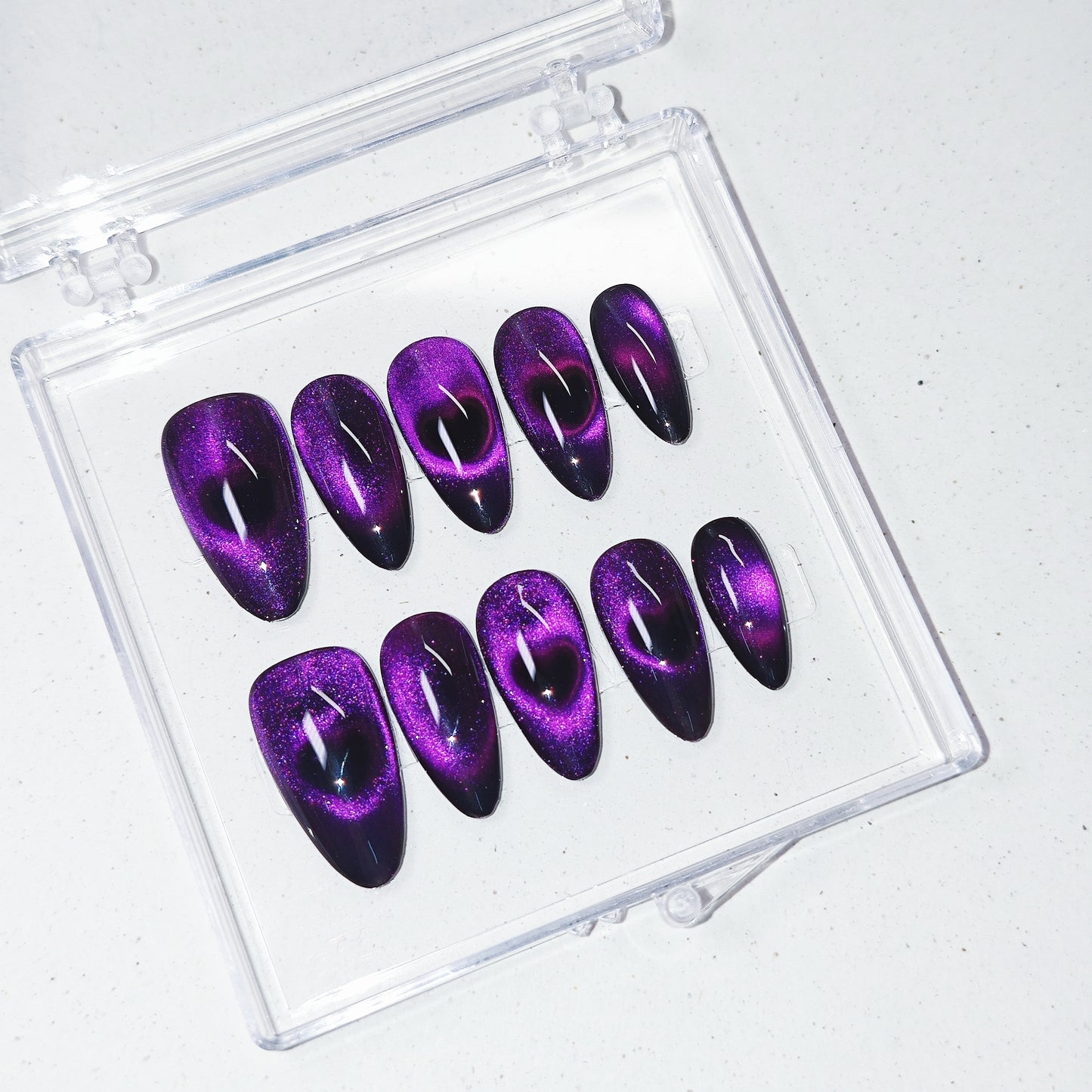 nailva Amethyst Heart
