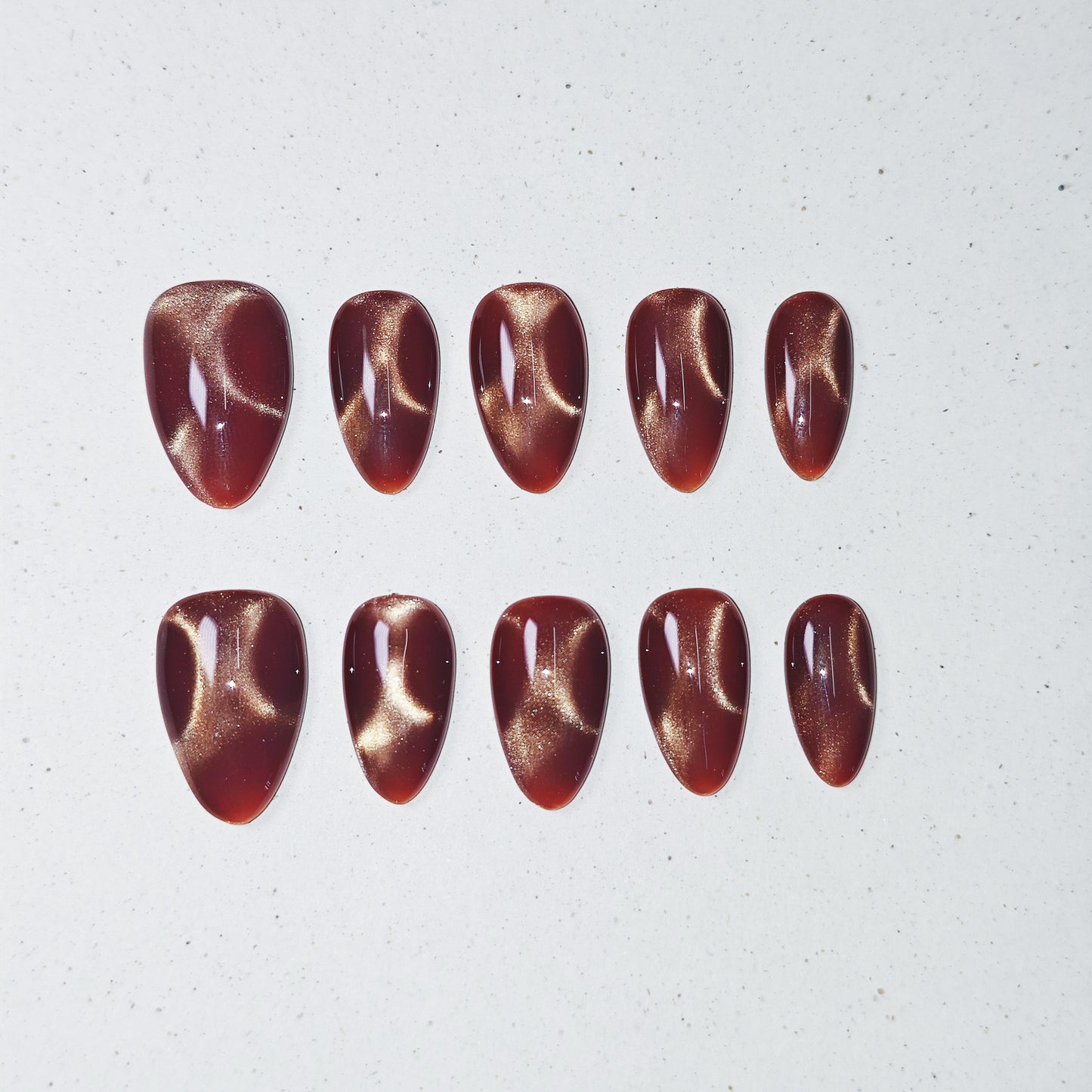 Cocoa Satin Press On Nails