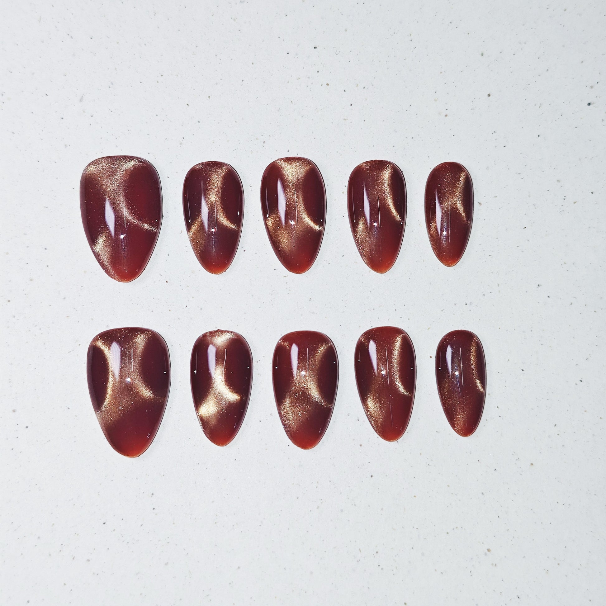 Cocoa Satin Press On Nails