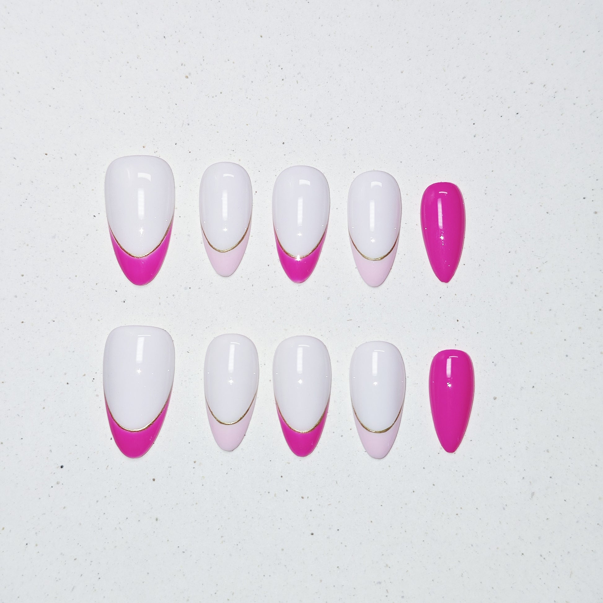 Barbie Pink Press On Nails