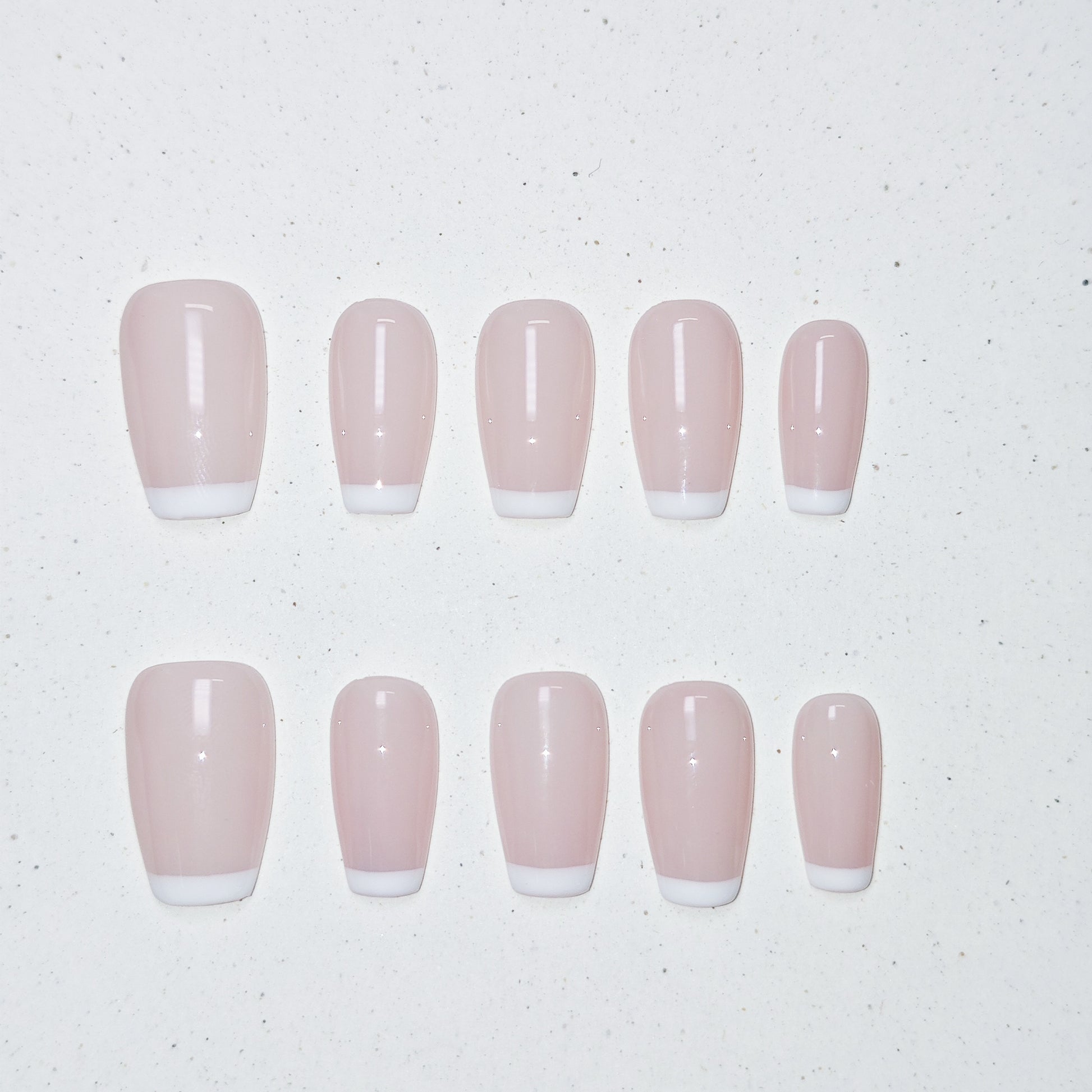 Coastal Nude Press On Nails