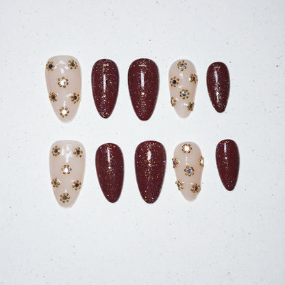 Barossa Rouge Press On Nails
