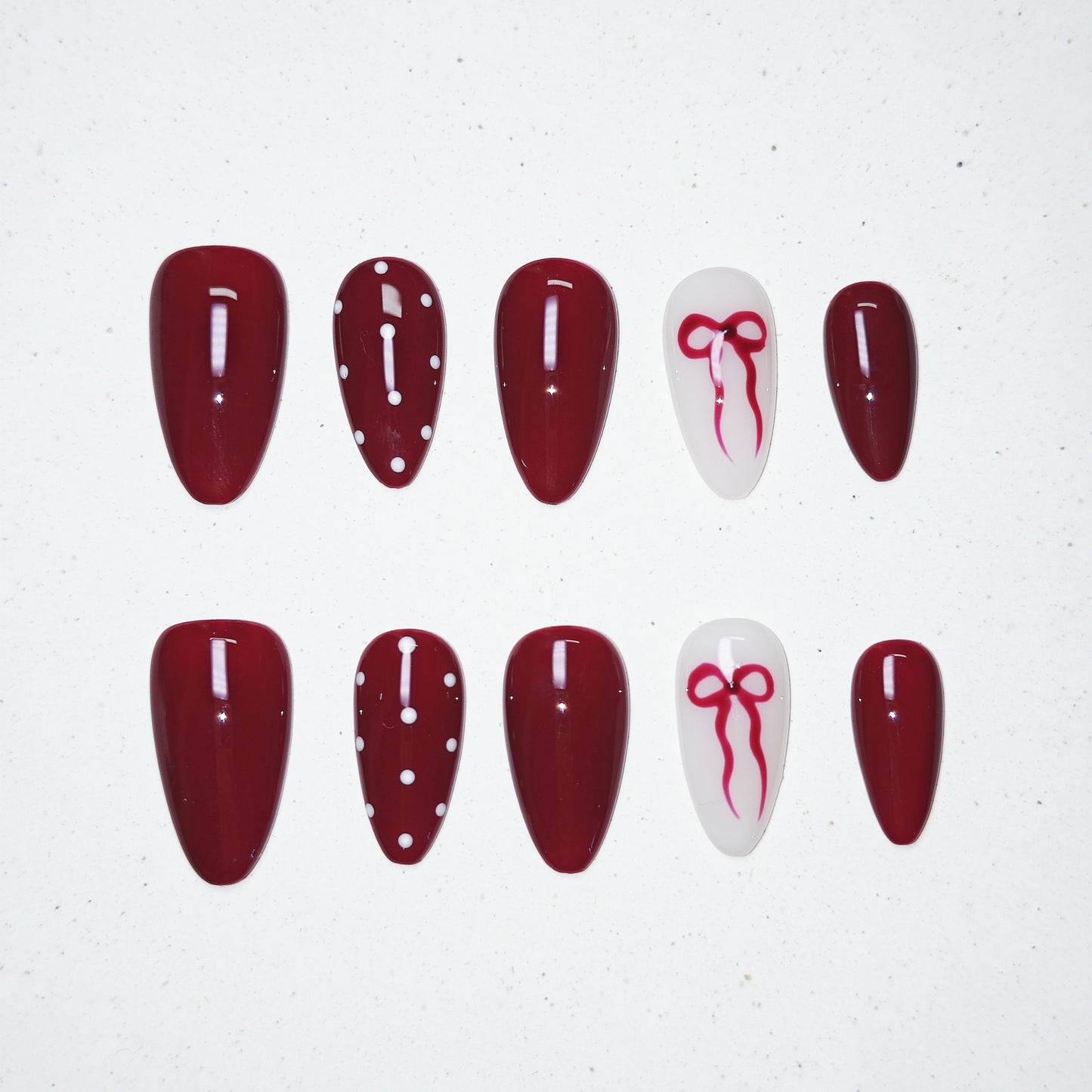 Coastal Rouge Press On Nails