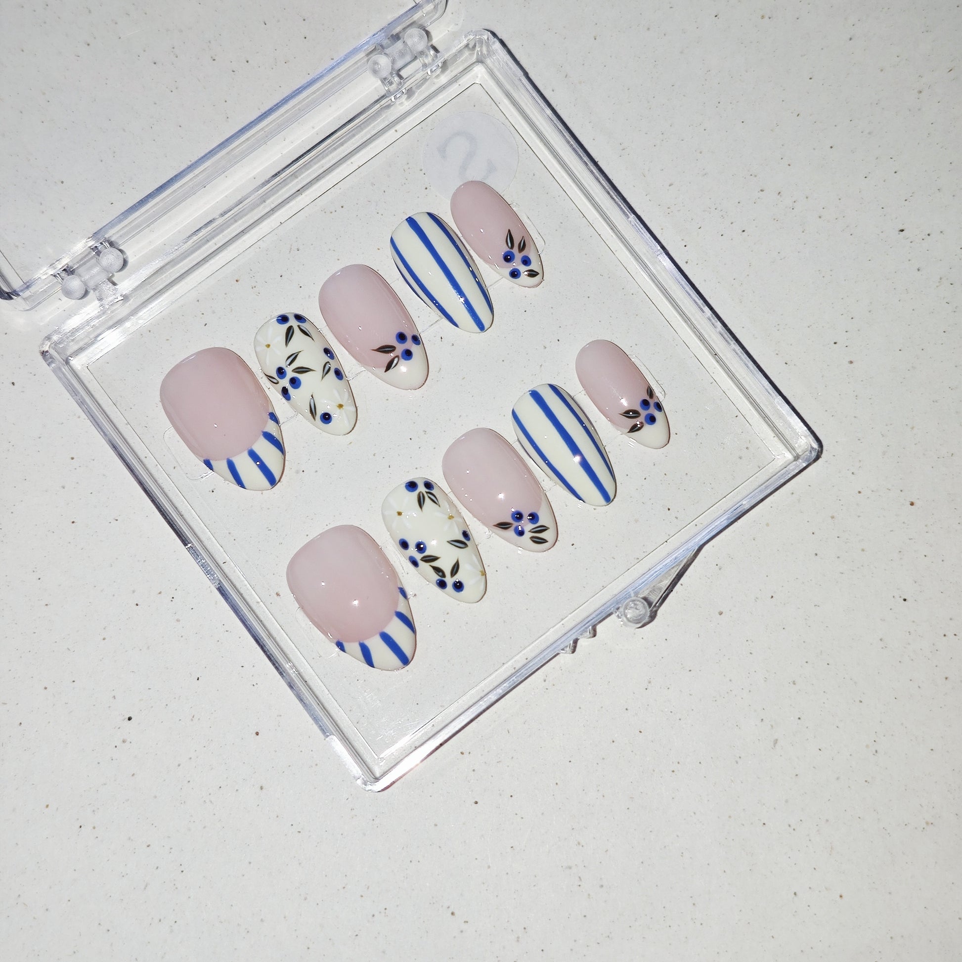 nailva Blueberry Stripe