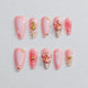 Cream Sakura Press On Nails