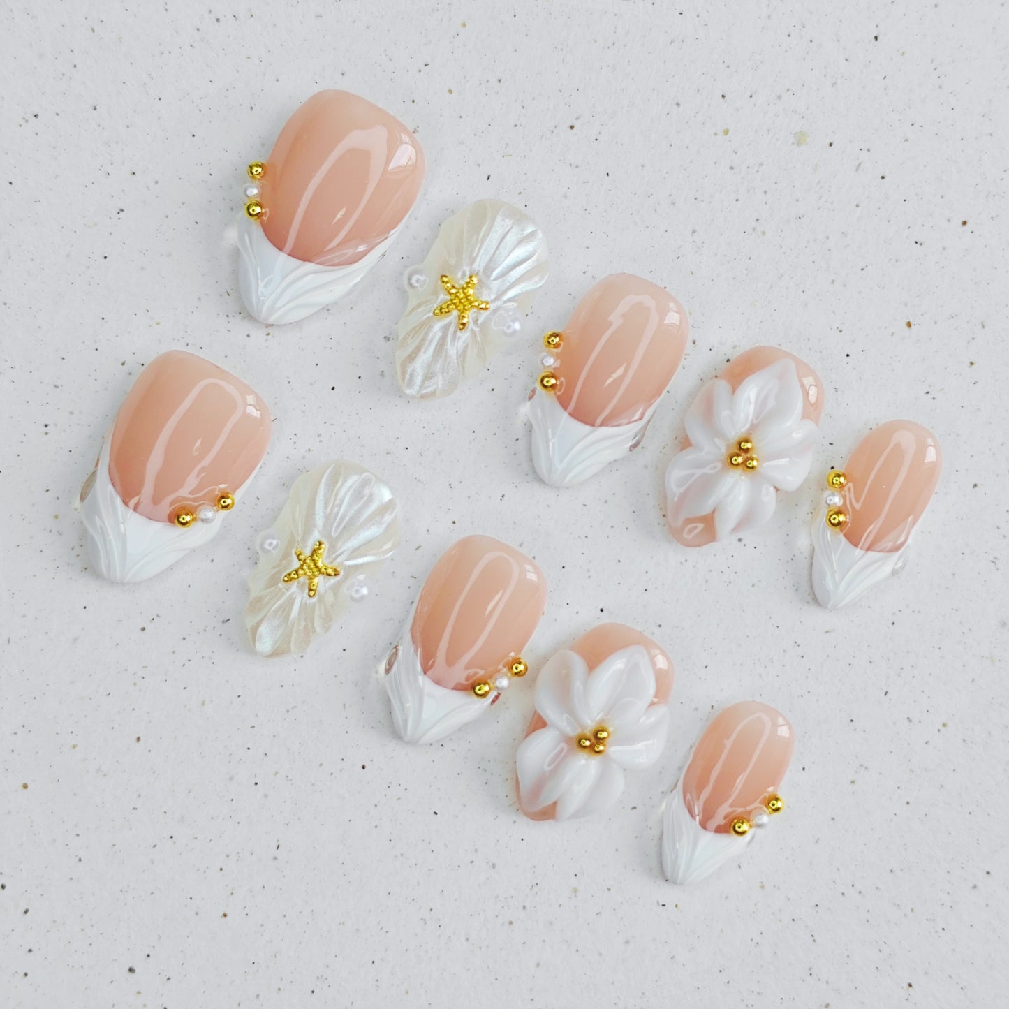 French Floral Shell