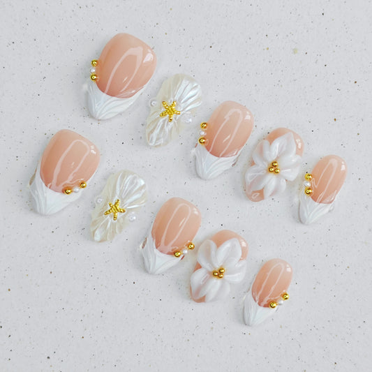 French Floral Shell