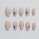 Blueberry Polka Dot Press On Nails