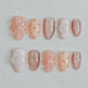 Blush Latticework Press On Nails