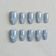 Aquamarine Press On Nails