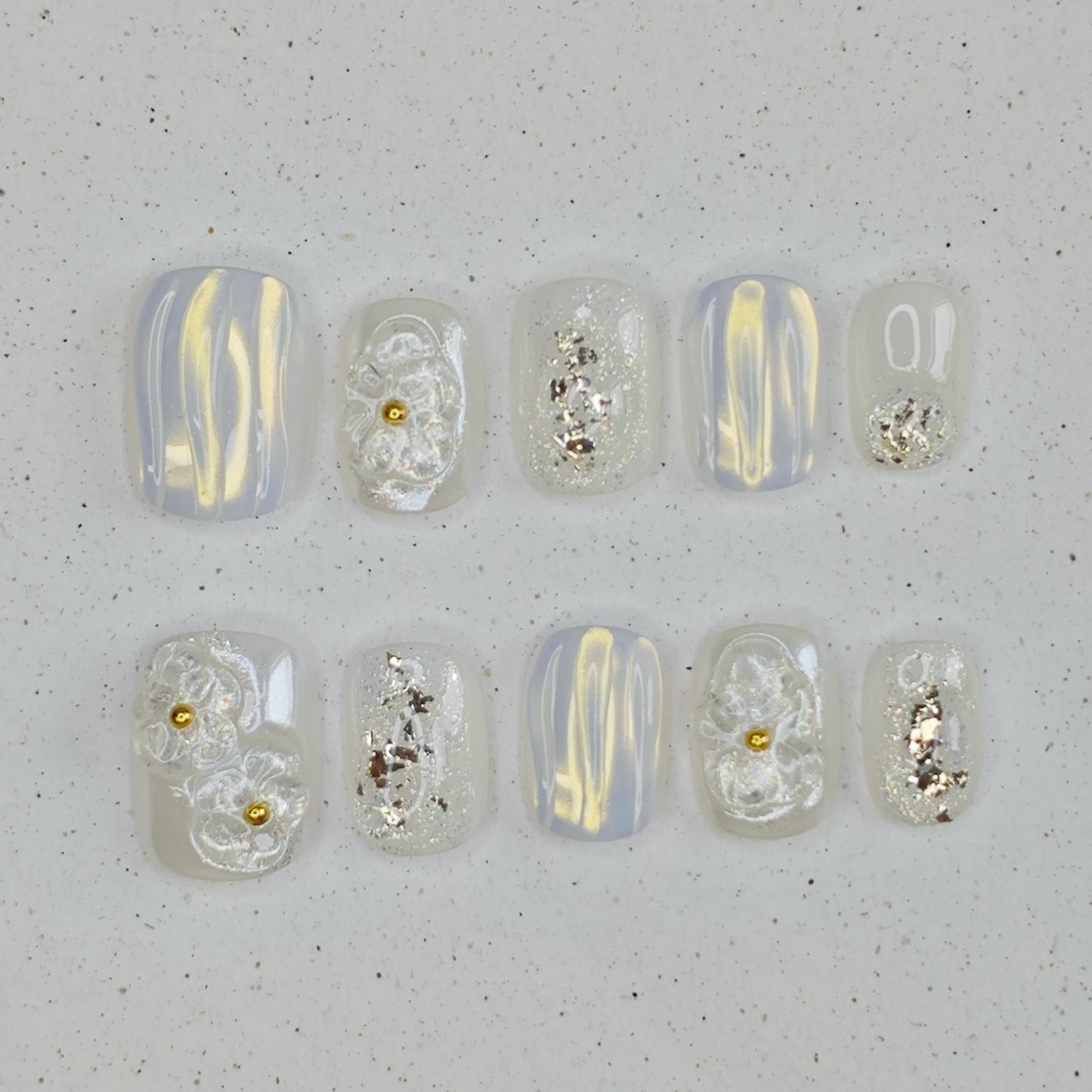 Frosted Reverie Press On Nails