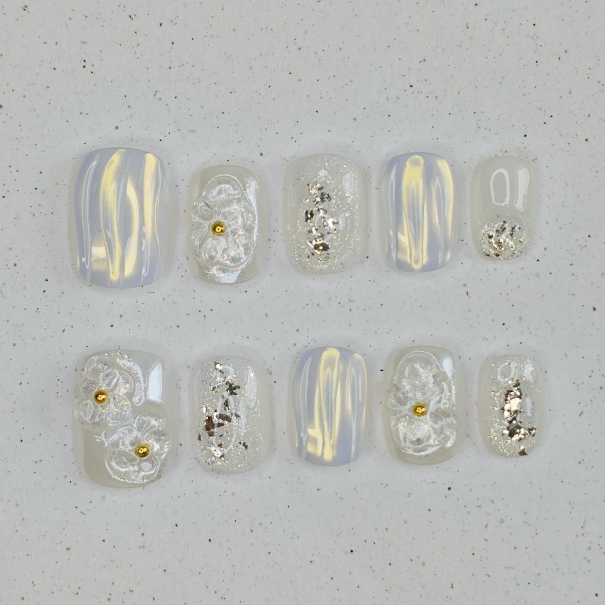Frosted Reverie Press On Nails