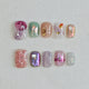 Blush Filigree Press On Nails