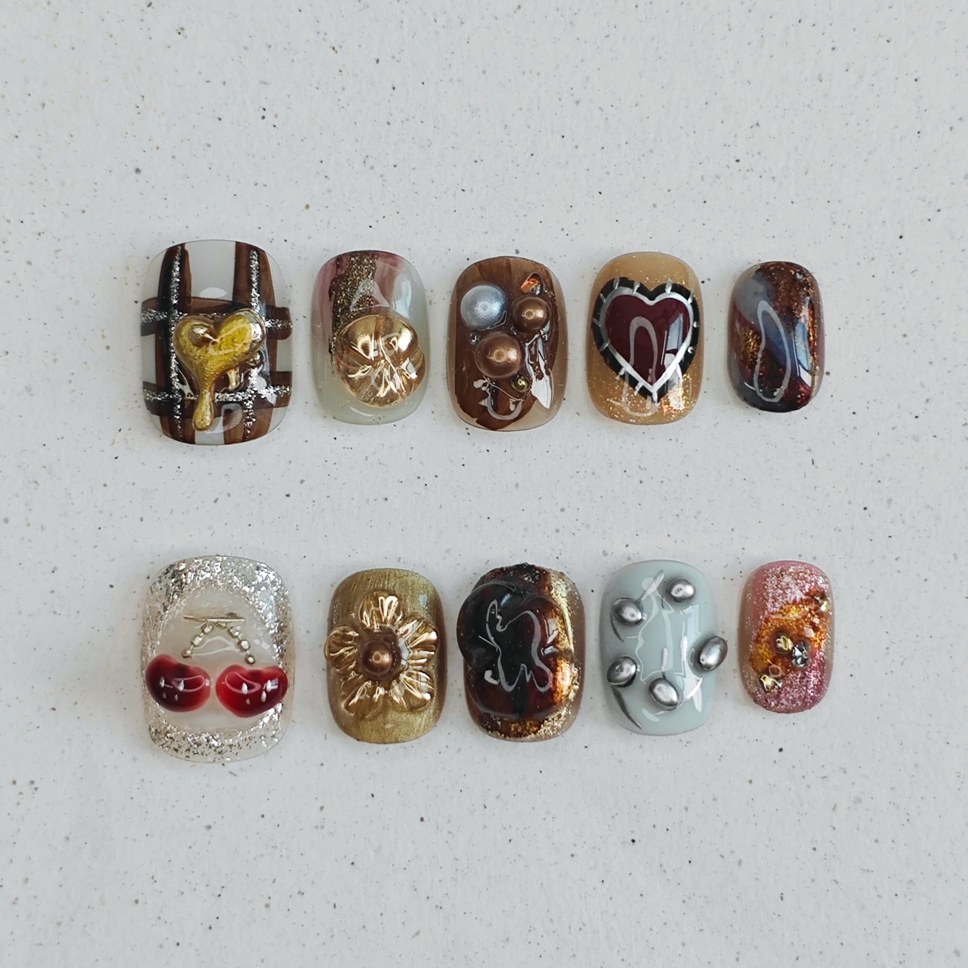 Antique Opulence Press On Nails